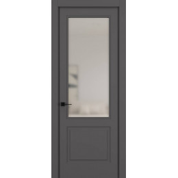 Дверь HARMONY 02V Матовый Антрацит Bronzo 2000*600 A2