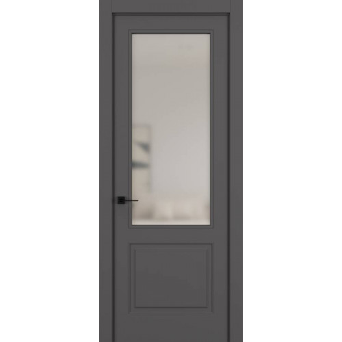 Дверь HARMONY 02V Матовый Антрацит Bronzo 2000*600 A2