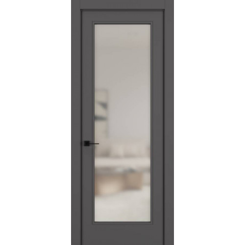 Дверь HARMONY 01V Матовый Антрацит Bronzo 2000*600 A2