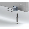 Fantom Premium Скрытый огнестойкий магнитный стопер Fantom Fire Hardware HGT003 Хром блестящий 