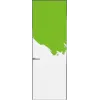Скрытые двери под покраску Paint Invesible PI 0 Reverse (2 петли) Матовый хром