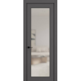 Дверь GEOMETRY 01V Матовый Антрацит Bronzo 2000*600 A2