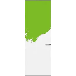Скрытые двери под покраску Paint Invesible PI 0 (2 петли) Матовый хром