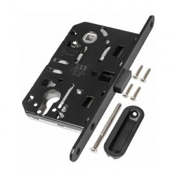 Замок MEDIANA POLARIS под цилиндр черный с ответной планкой MINIMAL XT B06103.50.93.640 