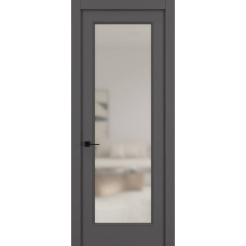 Дверь ELEGANT 01V Матовый Антрацит Bronzo 2000*600 A2