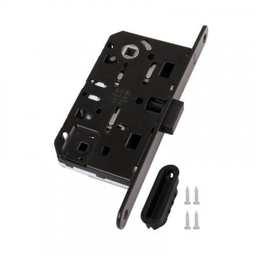 Замок MEDIANA POLARIS WC черный с ответной планкой MINIMAL XT B06102.50.93.640 