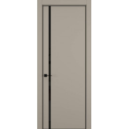 Дверь HausDoors 5 MN - Керамик бежевый - черное - 2000*800