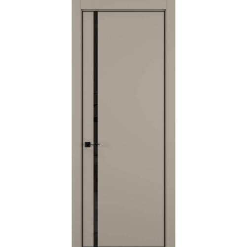 Дверь HausDoors 5 MN - Керамик бежевый - черное - 2000*800