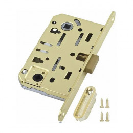 Замок MEDIANA POLARIS WC матовая латунь с ответной планкой MINIMAL XT B06102.50.23.640 
