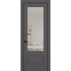 Дверь ELEGANT 021V Матовый Антрацит Bronzo 2000*600 A2