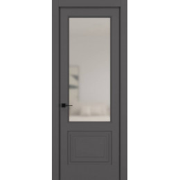 Дверь ELEGANT 02V Матовый Антрацит Bronzo 2000*600 A2