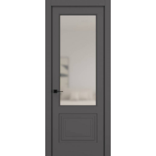 Дверь ELEGANT 02V Матовый Антрацит Bronzo 2000*600 A2